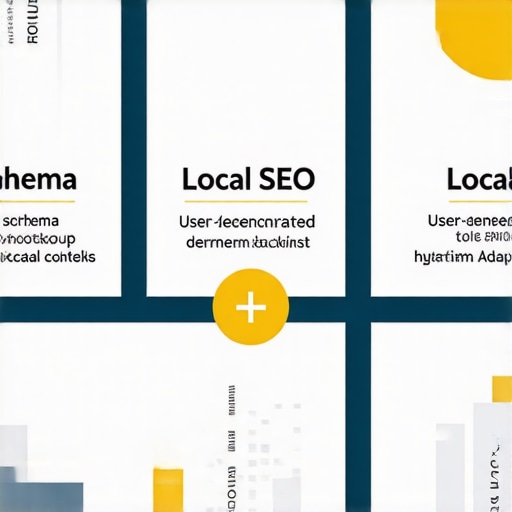 Infographic showing interconnected local SEO tactics for Google Map Pack dominance.