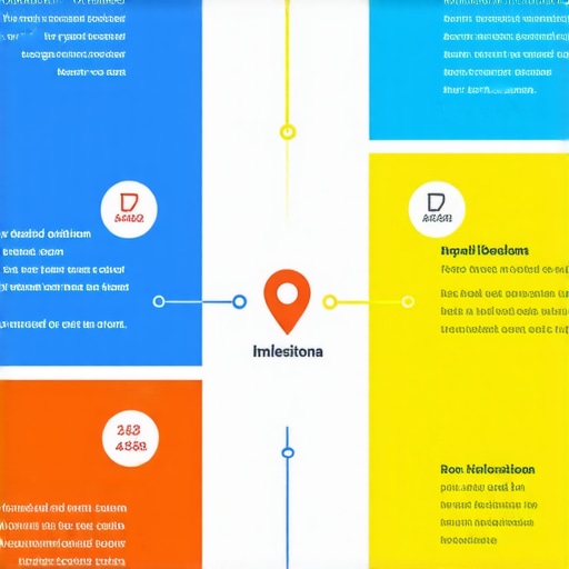 Diagram illustrating steps to optimize local SEO for Google Maps ranking