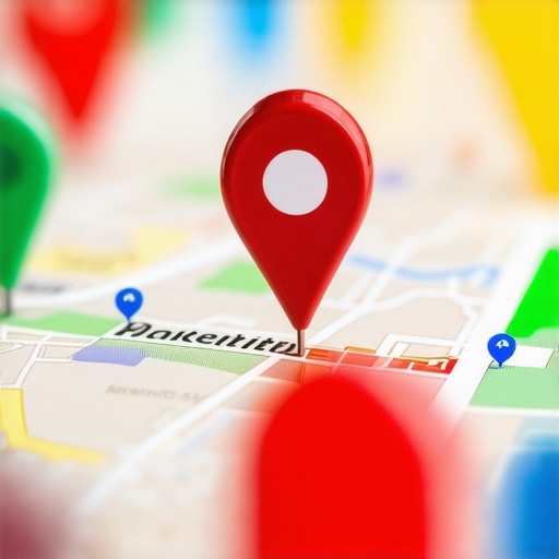 Advanced Local SEO Strategies in Action Map with business pins showing advanced local SEO insights.